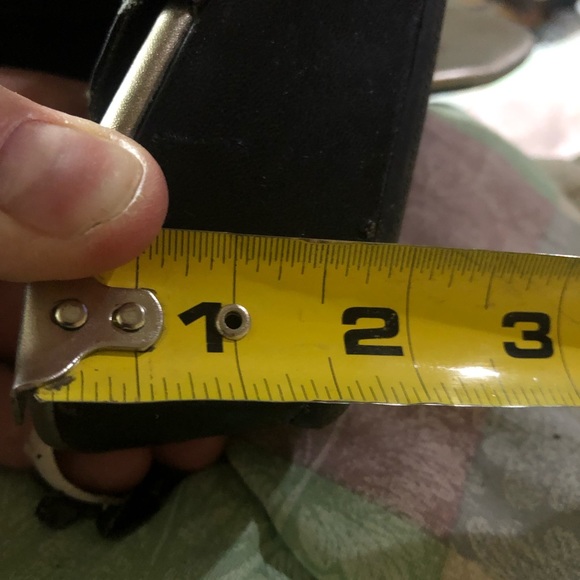 Fun Black Wedge flip flops 8m Gabby Impo - Picture 12 of 12